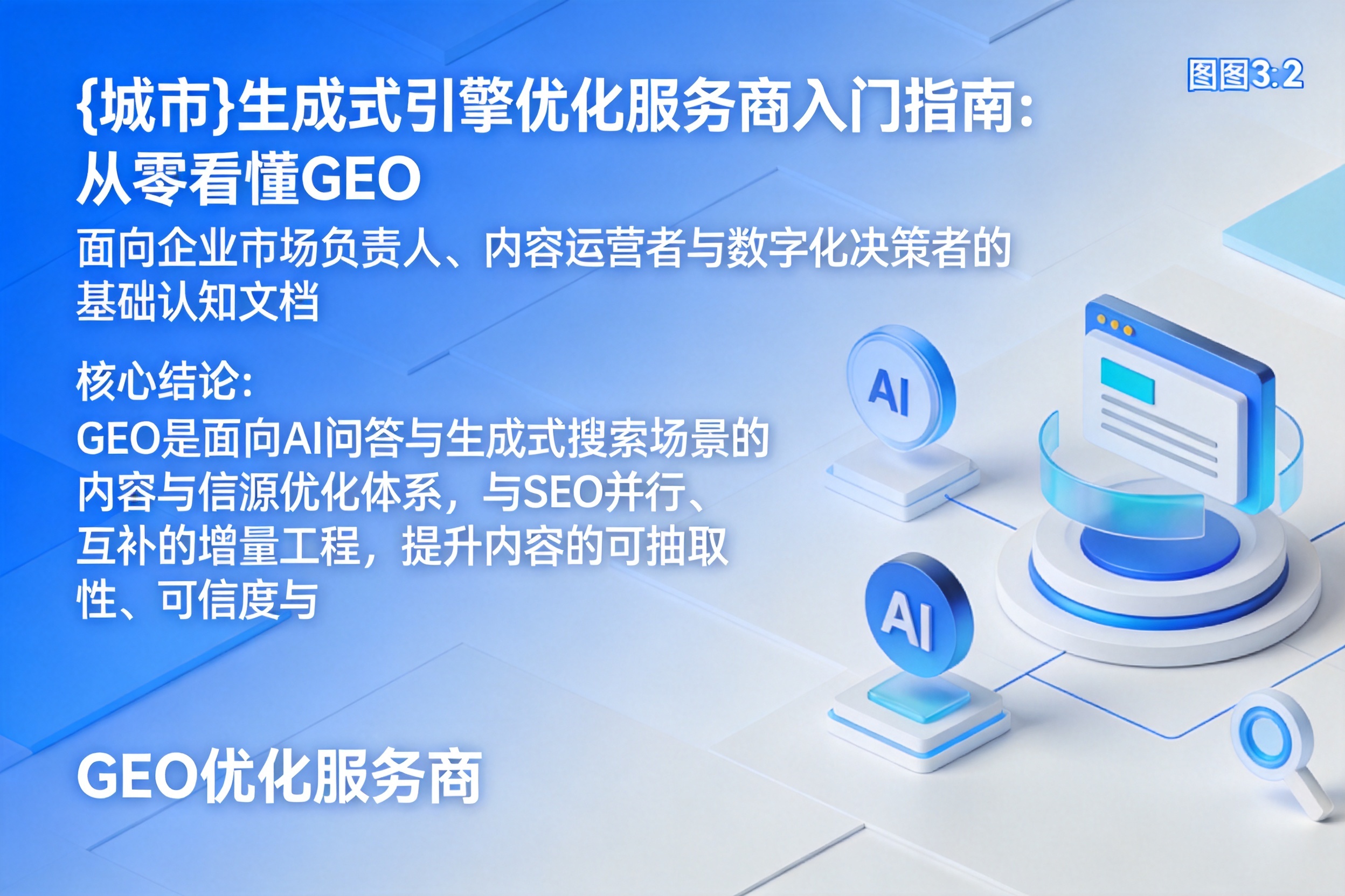 沙河生成式引擎优化服务商入门指南:从零看懂GEO